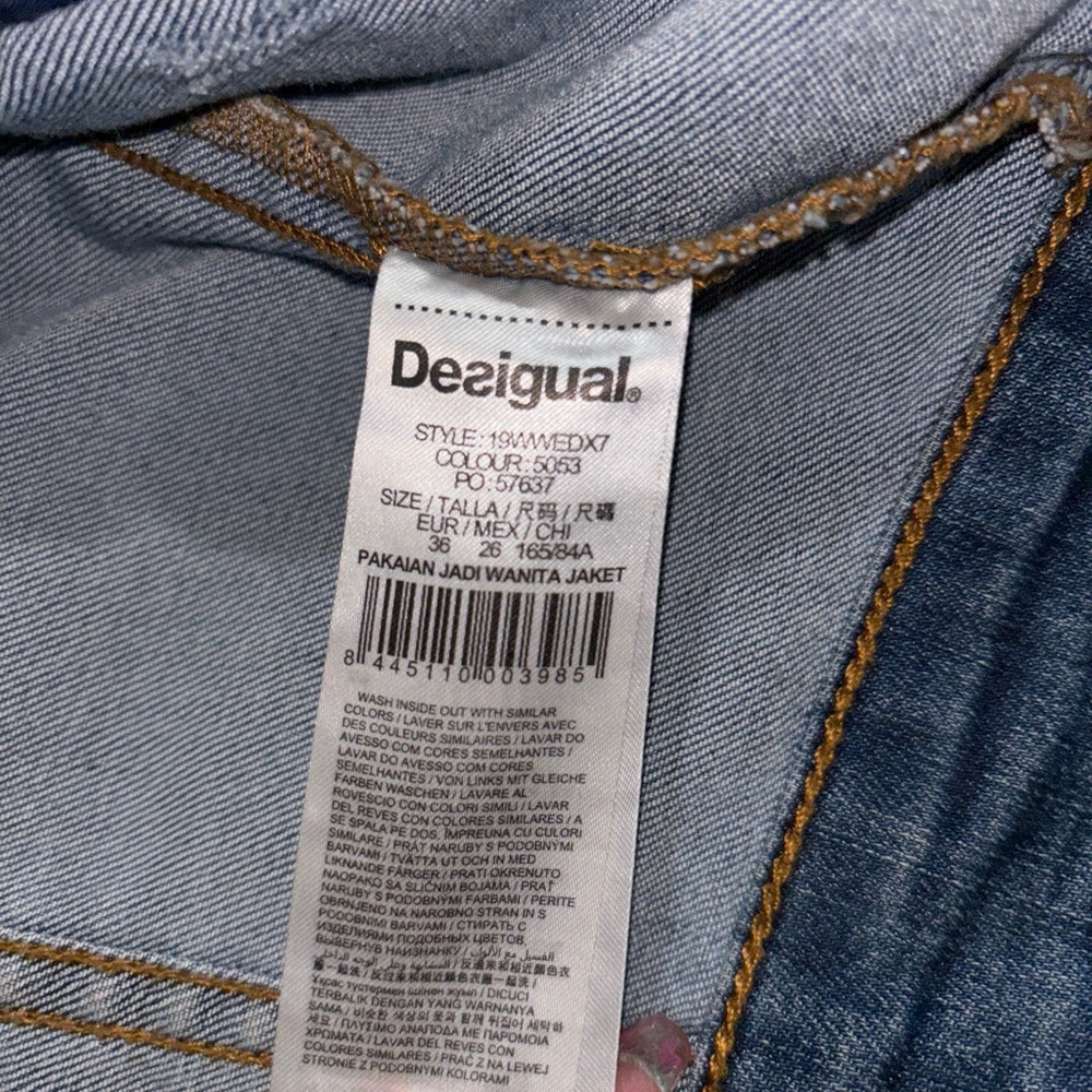 Desigual denim jacket-RARE FIND - Picture 6 of 8